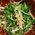 myanwoo's cooksnap of when they made 栄養そのまま★豆苗とえのきのお浸し.