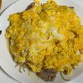 ❁❁❁❁❁'s cooksnap of when they made 節約レシピ！もやしのチーズとんぺい焼き.