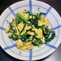 智☆恵's cooksnap of when they made 簡単！　ニラとたまご炒め.