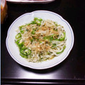 銀ちー's cooksnap of when they made 簡単　もやしとオクラのごま和え(白だし).
