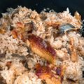 ☆ゆかぱんだ☆'s cooksnap of when they made 炊飯器なんちゃってひつまぶし鰻１本で美味.