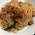 みにー2020's cooksnap of when they made モッツァレラとバジルのトマト缶パスタ★.