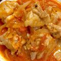 niemay's cooksnap of when they made シロさんの鶏もも肉のトマト煮込み.