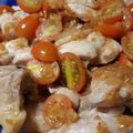 みやん555's cooksnap of when they made レンジで簡単蒸し鶏のピリ辛トマト香味だれ.