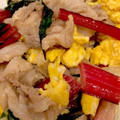 megu_mogu's cooksnap of when they made 豚たまほうれん草のオイスターソース炒め♪.