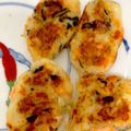 ピロピロ♪'s cooksnap of when they made 離乳食後期じゃがいもと鮭のおやき.