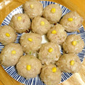もやしスイマー's cooksnap of when they made ちびかばさんの花しゅうまい.