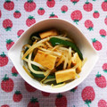 ゆきらっくま's cooksnap of when they made 油揚げの野菜炒め.