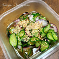 GoGo島みかん's cooksnap of when they made 簡単！きゅうりと新玉ねぎの酢の物.