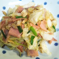 dana_375's cooksnap of when they made キャベツとベーコンとネギの炒めもの.