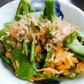 まめ小町's cooksnap of when they made モロッコインゲンの卵とじ.