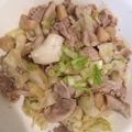 いずみはる's cooksnap of when they made 簡単☆豚肉とキャベツエリンギのポン酢炒め.