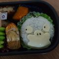 HINAマロン's cooksnap of when they made キャラ弁 ポケモン コダック.