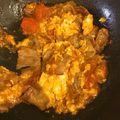 エンゾウ999's cooksnap of when they made 豚肉とトマトのふんわり卵炒め.