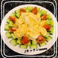 ♪キッチンmama's cooksnap of when they made きゅうりのスライスサラダ.