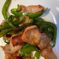 もも☆ピピ's cooksnap of when they made 簡単♩ピーマンと豚バラの鷹の爪炒め.