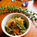 haruku221's cooksnap of when they made いんげん と えのき のピーナッツ和え.