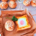 のん♪♪のん's cooksnap of when they made m極上ラピュタパン(目玉焼きトースト).
