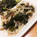 RINクック's cooksnap of when they made みょうがの効いた夏のもやしわかめ.