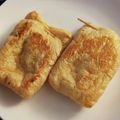 ☆hikonyan☆'s cooksnap of when they made 納豆の油揚げ巾着焼き.