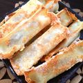 ゴマッキー's cooksnap of when they made 餃子の皮でウインナーチーズ焼き.