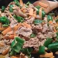 みこひろママ's cooksnap of when they made 豚こま肉とパプリカしめじのカレーマヨ炒め.