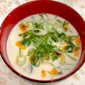 田舎のいなり's cooksnap of when they made 2分で完成！冷たい豆乳ピリ辛スープ.