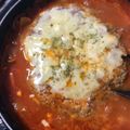 ふ〜か♪'s cooksnap of when they made 笑っちゃう？巨大豆腐ハンバーグトマト鍋！.