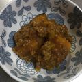 santomo☆'s cooksnap of when they made 時短簡単☆かぼちゃとひき肉のそぼろ煮.
