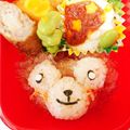 ねこまこ♪'s cooksnap of when they made キャラ弁☆ふわっふわダッフィーおにぎり.