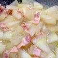 リリリリーコ's cooksnap of when they made これ冬瓜！？冬瓜とベーコンの洋風きんぴら.
