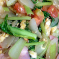 kona8's cooksnap of when they made トマトとキクラゲとチンゲン菜のふわとろ卵.