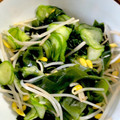 キャビィーママ's cooksnap of when they made わかめともやしときゅうりの酢の物.