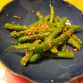 こっぷぽ～ん's cooksnap of when they made 青じそドレッシングで♪インゲンのごま和え.