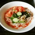 nana_tenjo's cooksnap of when they made トマトそうめん.