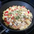 nana_tenjo's cooksnap of when they made 残り物野菜とチーズで簡単オープンオムレツ.