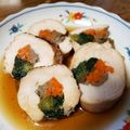 美らはいび's cooksnap of when they made チキンロール＠圧力鍋.