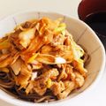 ☆ゆみよ☆'s cooksnap of when they made 冷でも温でも！ピリ辛肉ねぎそばつけ麺.