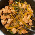 田舎のいなり's cooksnap of when they made ゴーヤとささみ＋豚バラのオイスター炒め.