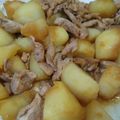 ヨッコモック's cooksnap of when they made 豚肉とじゃがいもの甘辛ソテー☆.