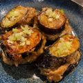 ぷくれれ's cooksnap of when they made 米なすの挟み焼き☆めんつゆバターソース.