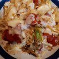withスマーフ's cooksnap of when they made －ウスター好き☆とまとキャベツ炒め焼－.