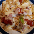 withスマーフ's cooksnap of when they made －ウスター好き☆とまとキャベツ炒め焼－.