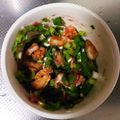 クックO738WG☆'s cooksnap of when they made おつまみにピッタリ♪鶏皮の梅肉炒め.