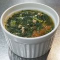 rarararako's cooksnap of when they made モロヘイヤとトマトのスープ.