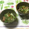 おはなすき's cooksnap of when they made なめことカイワレ.