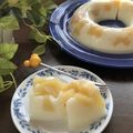 なっち船長's cooksnap of when they made ＊アガーで＊黄桃ミルクゼリー.