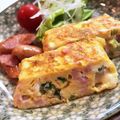 ありみりん♡'s cooksnap of when they made ハムにら玉子焼き.