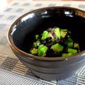 カフェドチワワ♡'s cooksnap of when they made 【農家のレシピ】オクラの磯和え.