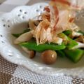カフェドチワワ♡'s cooksnap of when they made オクラとしめじのおかかあえ.